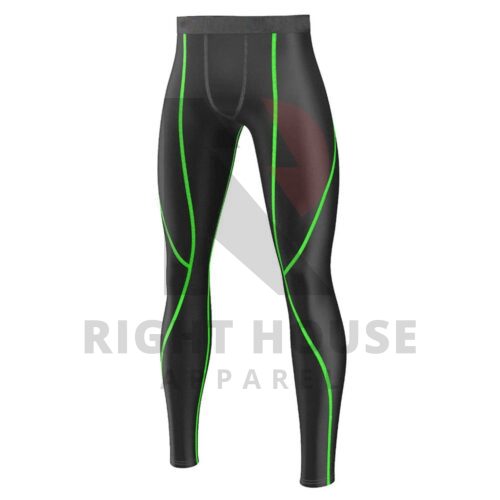 Compression Tights Sports Fighting Wear Gym Clothes Green